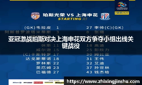 亚冠激战珀斯对决上海申花双方争夺小组出线关键战役